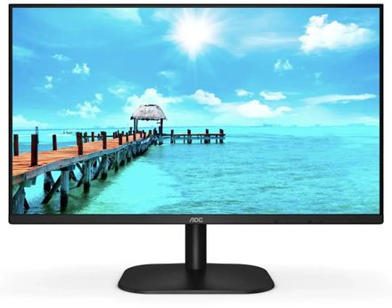 23.8" Монитор AOC Value Line 24B2XHM2/01, 1920x1080, VA, 75Гц, 1хHDMI, черный