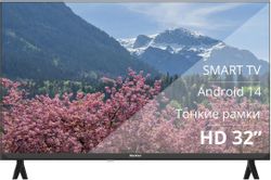 32" Телевизор BLACKTON Bt 32FS01B HD, СМАРТ ТВ, Android, черный