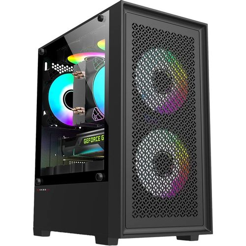 Корпус mATX Accord ACC-1902, Mini-Tower, без БП, черный