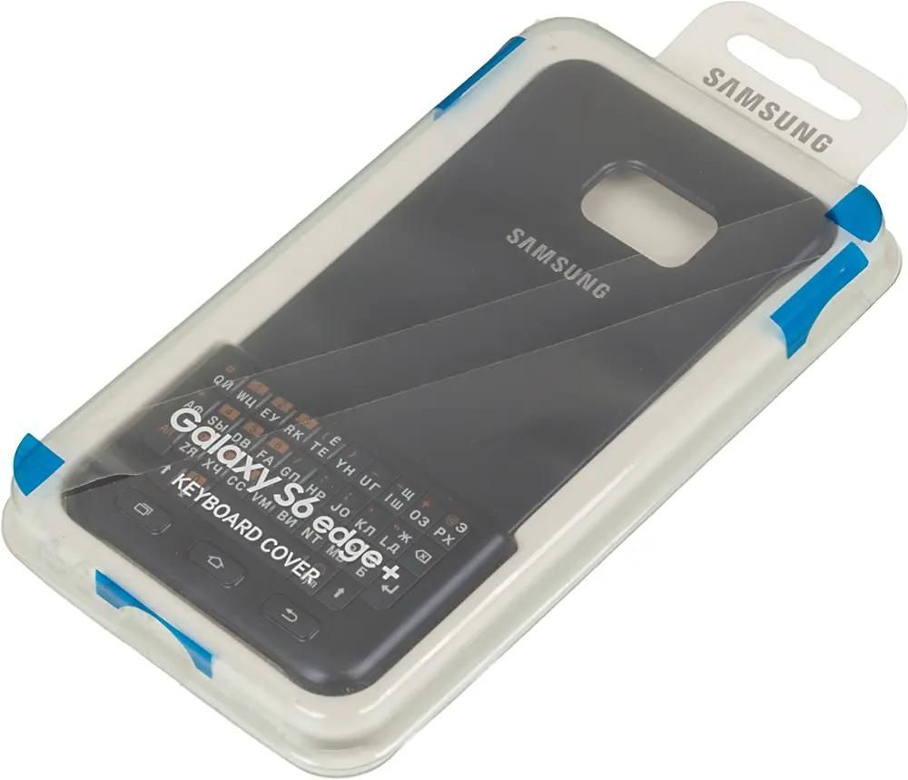 Характеристики Чехол-клавиатура Samsung Keyboard Cover, для Samsung Galaxy  S6 Edge Plus, черный [ej-cg928rbegru] (337637) смотреть в СИТИЛИНК