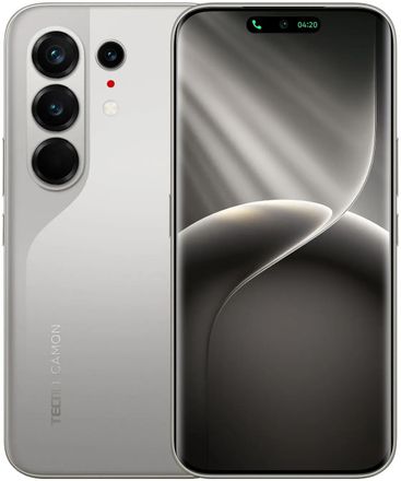 Смартфон TECNO Camon 50 Ultra 5G 12/256Gb,  6.78",  AMOLED,  144Гц,  6500мAч,  2 nano SIM + eSIM,  титан