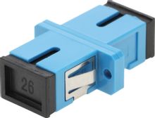 Адаптер проходной Lanmaster (TWT-SC-AM-SM) SC OS1/OS2 голубой (упак ...