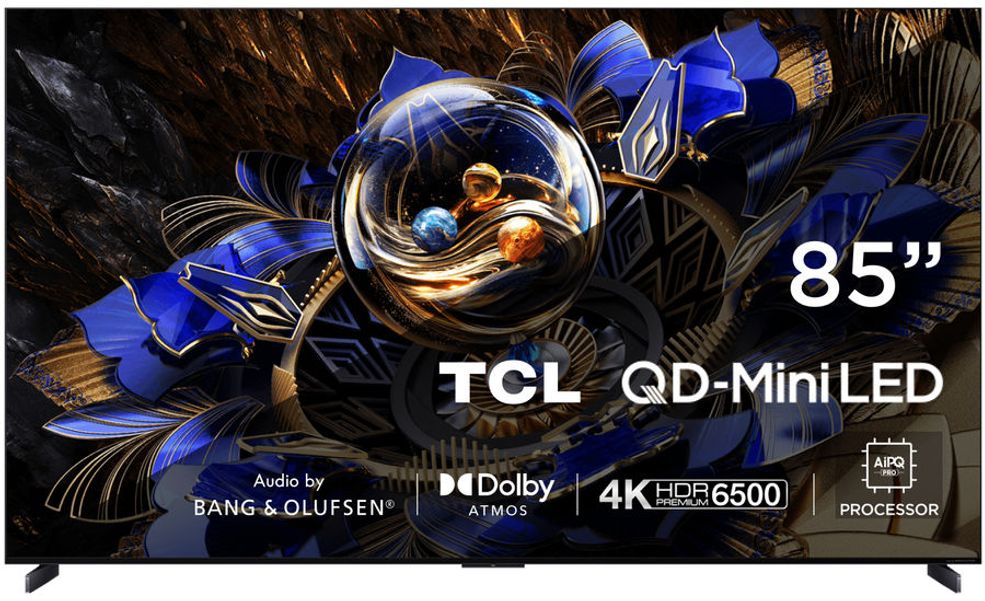 85" Телевизор TCL 85X11K QD-Mini LED QLED, 4K Ultra HD, СМАРТ ТВ, Google TV, черный