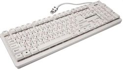 Клавиатура Sven Standard 301, проводная, мембранная, белый