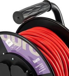 Сетевой удлинитель Buro BU-PSR4.30/G-20, 30м, оранжевый
