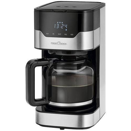 Кофеварка PROFI COOK PC-KA 1169, капельная, нержавеющая сталь /черный