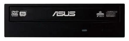 Оптический привод DVD-RW ASUS DRW-24B3ST, внутренний, SATA, черный,  Ret [drw-24b3st/blk/g/as]