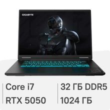 Изображение товара Игровой ноутбук Gigabyte GAMING A16 16 IPS i7 RTX 5050 32GB 1TB FreeDOS