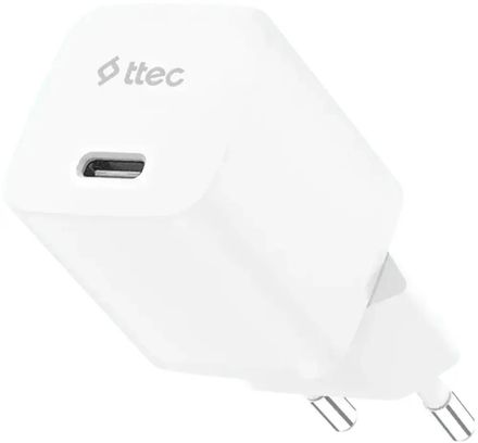 Сетевое зарядное устройство TTEC SmartCharger,  USB-C, 30Вт, 3A, белый [2scg30b]