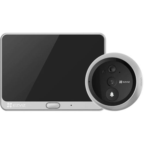Видеоглазок EZVIZ CS-DP2C-A0-6E2WPFBS, серебристый