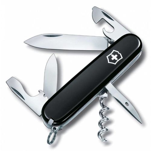 Складной нож Victorinox Spartan, функций: 12, 91мм, черный, коробка картонная [1.3603.3]