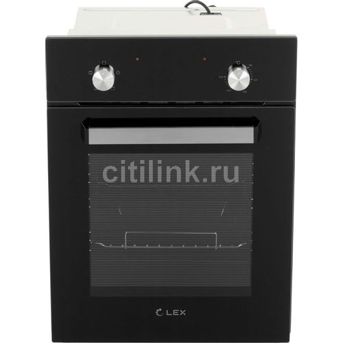 Духовой шкаф электрический LEX EDM 4540 BL, 58л, дверца с 2 стеклами, черный