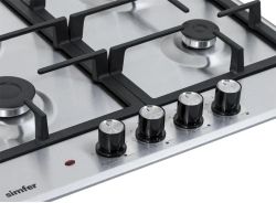 Комбинированная варочная панель Simfer H60V31M516, серый