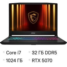 Изображение товара Игровой ноутбук MSI Katana 17 HX B14WGK-274XRU 17.3 IPS i7 RTX 8ГБ SSD