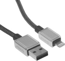 Изображение товара Кабель ORICO GQZ Lightning - USB 1.5м в оплетке, 2.4A, черный