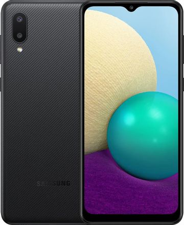 Смартфон Samsung Galaxy A02 32Gb, SM-A022, черный