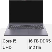 Изображение товара Ноутбук Lenovo IdeaPad Slim 3 16IRH10 2024 с IPS экраном и Intel Core i5