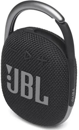 Колонка портативная JBL Clip 4, 5Вт, черный [jblclip4blk]