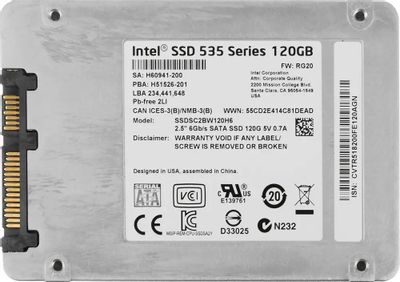 Intel ssd 535 clearance series 120gb