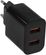 Изображение товара Сетевое зарядное устройство BORASCO 2USB,  2xUSB-A,  microUSB, 2.4A, черный [37263]