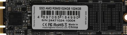 1ТБ SSD накопитель AMD Radeon R3MS1024G8 M.2 2280, SATA, M.2