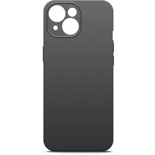 Чехол (клип-кейс) BORASCO Microfiber Case, для Apple iPhone 15 Plus, черный [72421]