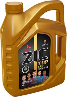 Моторное масло ZIC Top LS, 5W-30, 4л, синтетическое [162612]