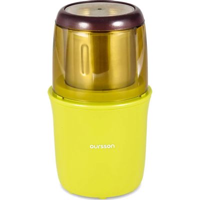 Характеристики Кофемолка Oursson OG2075/GA, желтый (1873853) смотреть в ...