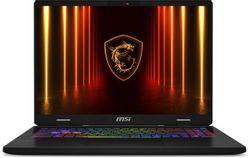 Изображение товара Ноутбук игровой MSI Crosshair A16 HX D8WGKG-078XRU, 16", 2025, IPS, AMD Ryzen 7 8840HX 2.9ГГц, 12-ядерный, 32ГБ DDR5, 1ТБ SSD,  NVIDIA GeForce  RTX 5070 для ноутбуков - 8 ГБ, TGP 115Вт, FreeDOS,  серый космос [9s7-15pl21-078]