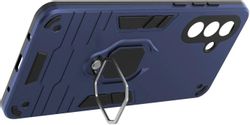 Чехол (клип-кейс) BORASCO Anti-Shock case, для Samsung Galaxy A37, противоударный, синий