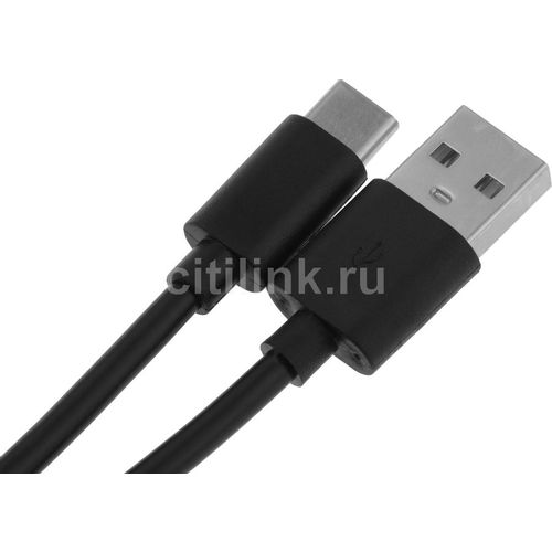Кабель KINGPRICE USB Type-C (m) - USB (m), 1м, 2A, черный [kp-usbac-2a-1m]