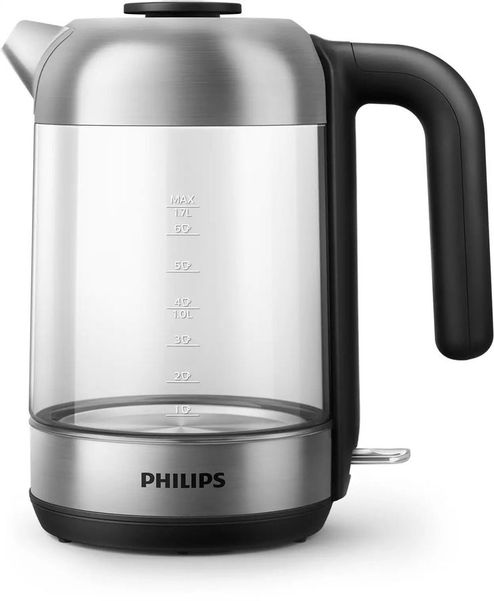 Чайник электрический Philips HD9339/80, 2200Вт, прозрачный и нержавеющая сталь