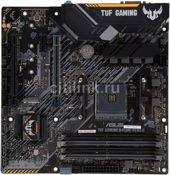 Материнская плата ASUS TUF GAMING B450M-PLUS II, SocketAM4, AMD B450, mATX, Ret