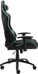 Кресло игровое ZONE 51 Gravity, экокожа/замшевая ткань, до 150кг, черный