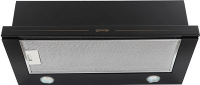 Встраиваемая вытяжка Gorenje BHP62CLB, управление кнопочное, антрацит ...