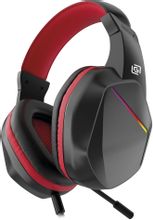 Гарнитура игровая Oklick HS-L335G,  проводные USB/3,5 мм, черный