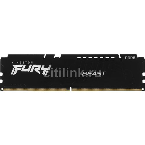 Оперативная память Kingston Fury Beast KF560C36BBE2-32 DDR5 — 1x 32ГБ 6000МГц, DIMM, Ret