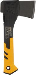 Топор Kraftool 20660-05, малый, черный/желтый (в комплекте чехол-ножны)