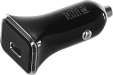 Изображение товара Автомобильное зарядное устройство Buro BUCK1,  USB-C, 18Вт, 3A, черный [buck18p010bk]