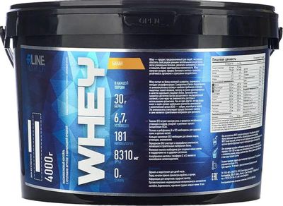 Протеин RLINE Whey, порошок , 4кг, банан – купить в Ситилинк | 1613183