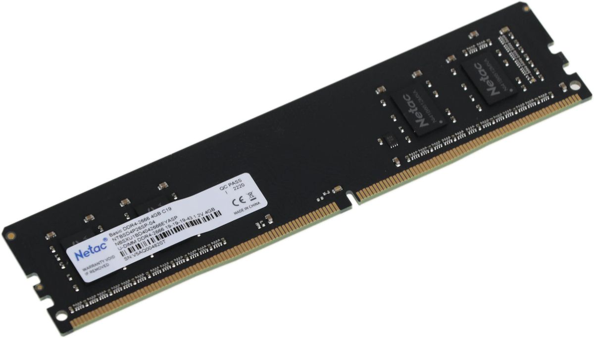 NETAC Basic NTBSD4P26SP 04 DDR4