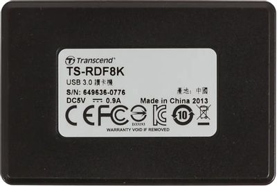 Картридер внешний Transcend TS-RDF8K, черный – купить в Ситилинк | 639754