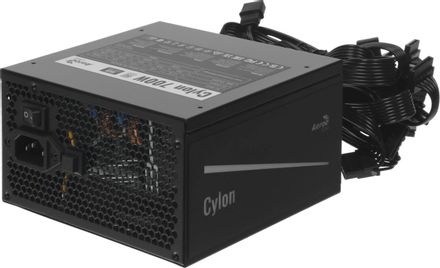 Блок питания Aerocool Cylon 700, 700Вт, 80 PLUS WHITE, 120мм, черный, retail