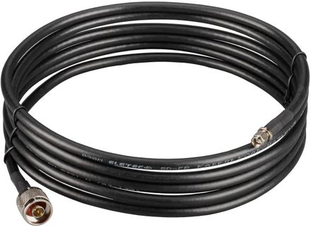 Кабельная сборка KROKS 2500 S/FTP, 7м, алюминий омедненный,  черный