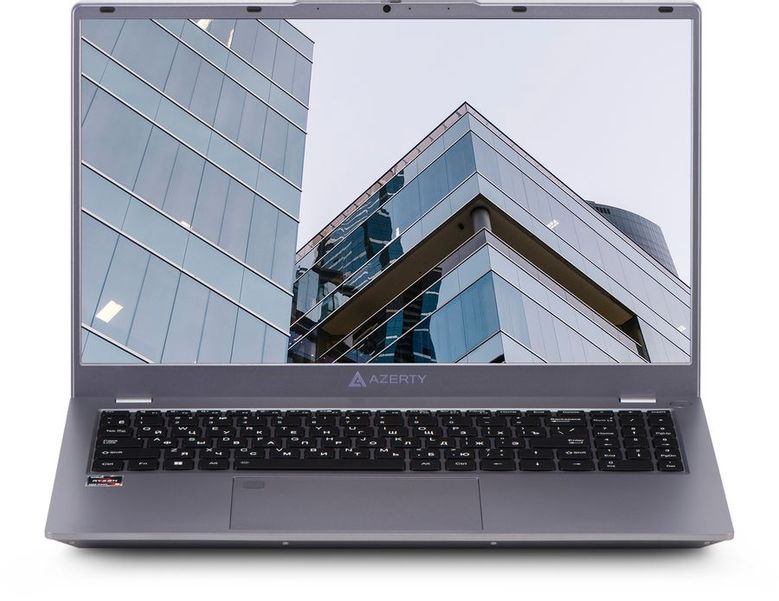 Ноутбук AZERTY Novel RBA-2510, 15.6", IPS, AMD Ryzen 5 7430U 2.3ГГц, 6-ядерный, 16ГБ DDR4, 512ГБ SSD,  AMD Radeon Graphics, Windows 11 Pro,  серый [120-1232]