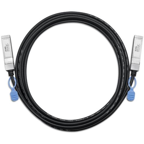 Кабель DAC ZyXEL DAC10G-3M-ZZ0103F 3м, многожильный, черный