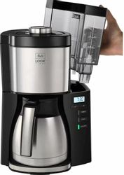 Кофеварка Melitta Look V Therm Timer Black Filter, черный /нержавеющая сталь