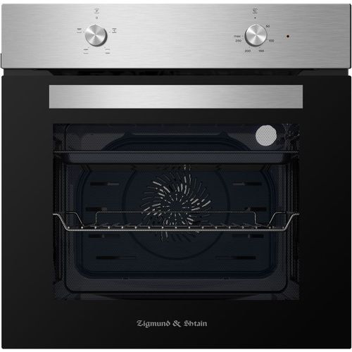 Духовой шкаф электрический ZIGMUND & SHTAIN E 136 S, 72л, дверца с 2 стеклами, нержавеющая сталь