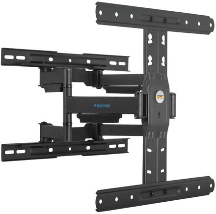 Кронштейн для телевизора Kromax Ultra Slim-101, 21-70", настенный, поворот и наклон,  черный [90652]