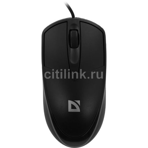 Мышь проводная Defender Trace MB-989, оптическая, USB, 1000dpi, черный [52989]